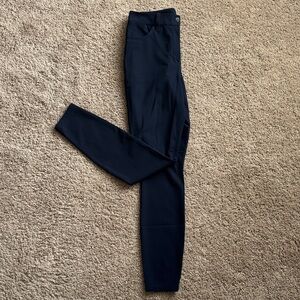 Lululemon Smooth Fit Pull-On Mid-Rise Pant Size 29 Womens Navy Stretch